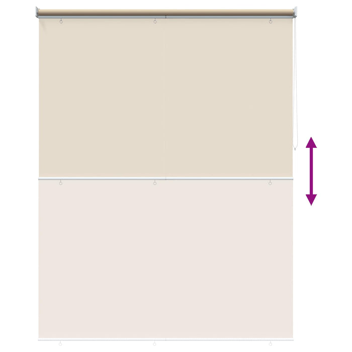 Rulou exterior protecție UV Bej 205 x 140 cm (L x H) Poliester WALTI