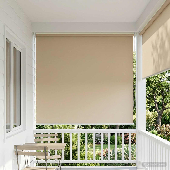 Rulou exterior protecție UV Bej 165 x 230 cm (L x H) Poliester WALTI