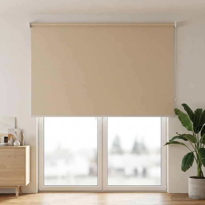 Rulou exterior protecție UV Bej 185 x 230 cm (L x H) Poliester - WALTI WALTI
