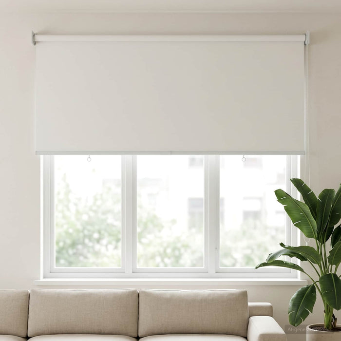 Rulou exterior protecție UV Alb 125 x 140 cm (L x H) Poliester WALTI