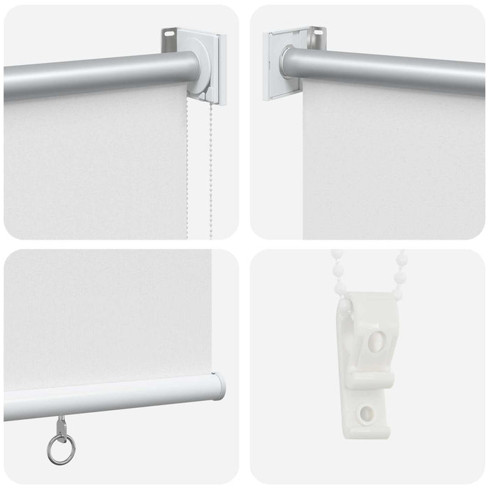 Rulou exterior protecție UV Alb 185 x 140 cm (L x H) Poliester WALTI