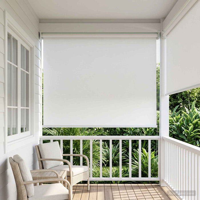 Rulou exterior protecție UV Alb 65 x 230 cm (L x H) Poliester WALTI