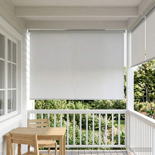 Rulou exterior protecție UV Alb 165 x 230 cm (L x H) Poliester - WALTI WALTI