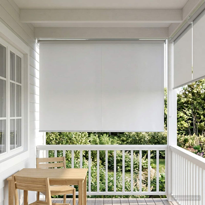 Rulou exterior protecție UV Alb 165 x 230 cm (L x H) Poliester WALTI