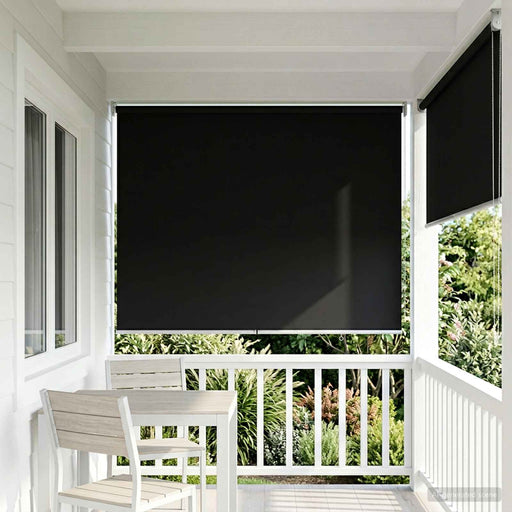 Rulou exterior protecție UV Negru 105 x 230 cm (L x H) - WALTI WALTI
