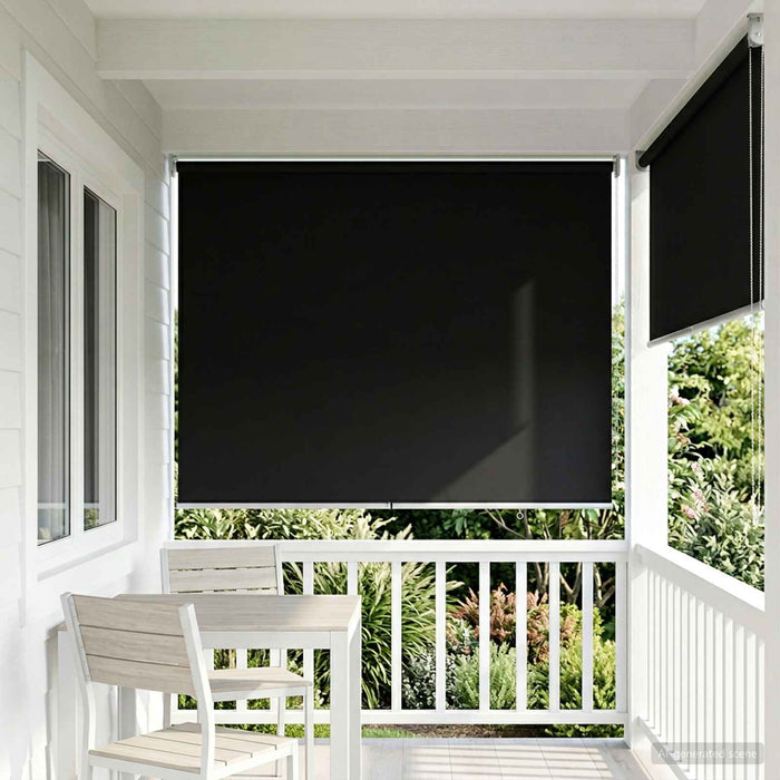 Rulou exterior protecție UV Negru 145 x 230 cm (L x Î) WALTI