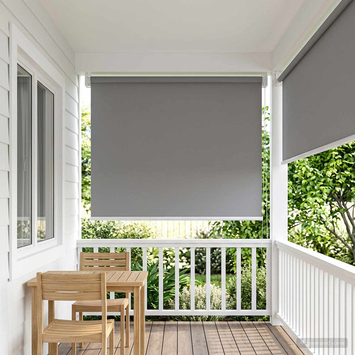 Rulou exterior protecție UV Gri deschis 85 x 140 cm (L x H) WALTI