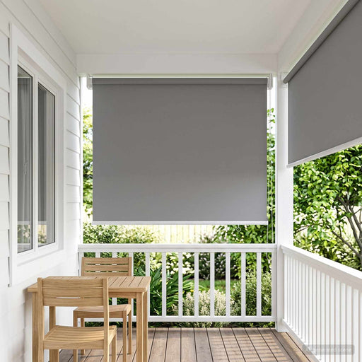 Rulou exterior protecție UV Gri deschis 105 x 140 cm (L x H) - WALTI WALTI