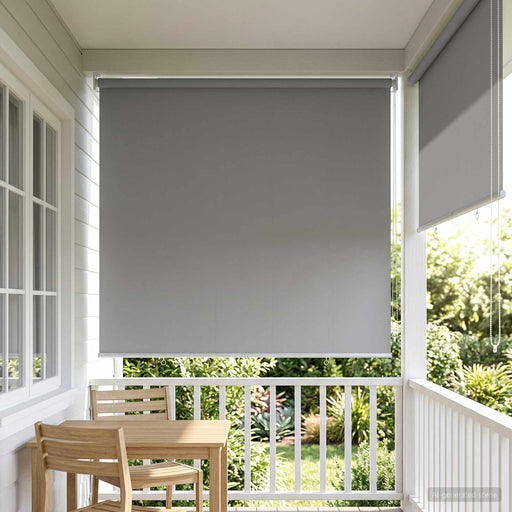 Rulou exterior protecție UV Gri deschis 125 x 140 cm (L x H) - WALTI WALTI