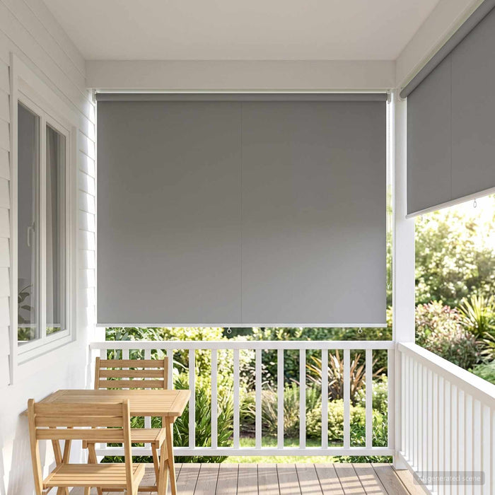 Rulou exterior protecție UV Gri deschis 205 x 140 cm (L x H) WALTI