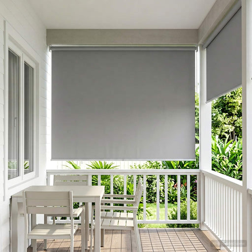Rulou exterior protecție UV Gri deschis 145 x 230 cm (L x Î) - WALTI WALTI