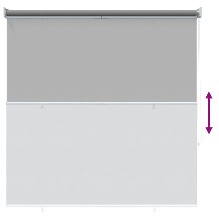 Rulou exterior protecție UV Gri deschis 145 x 230 cm (L x Î) WALTI