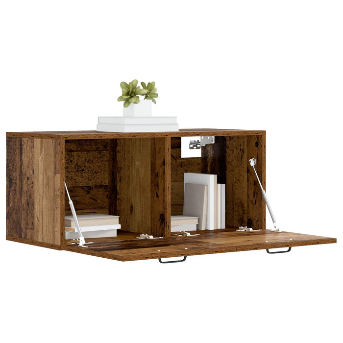 Dulap de perete Montare pe perete Lemn vechi 80 x 36,5 x 35 cm WALTI