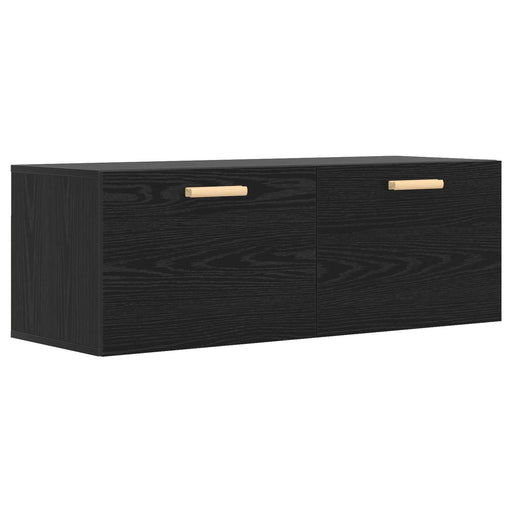 Dulap de perete Stejar negru 100 x 36,5 x 35 cm Lemn prelucrat - WALTI WALTI