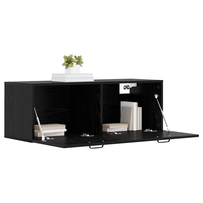 Dulap de perete Stejar negru 100 x 36,5 x 35 cm Lemn prelucrat WALTI