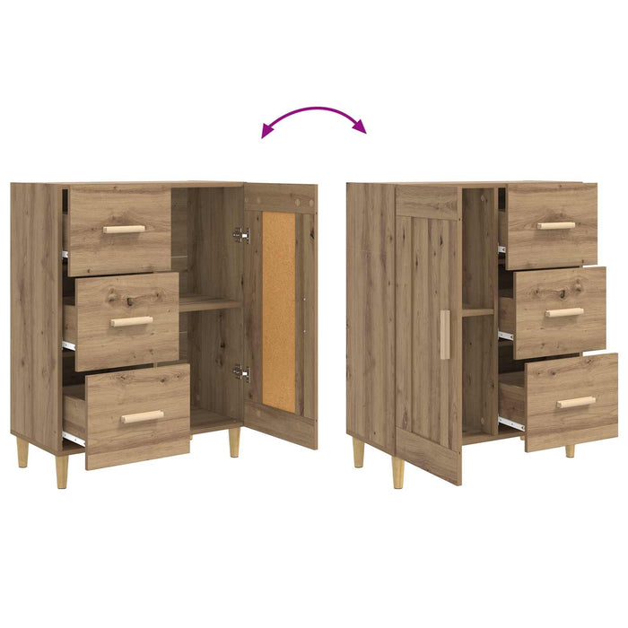 Bufet Stejar Artizanal 69,5 x 34 x 90 cm Lemn prelucrat WALTI