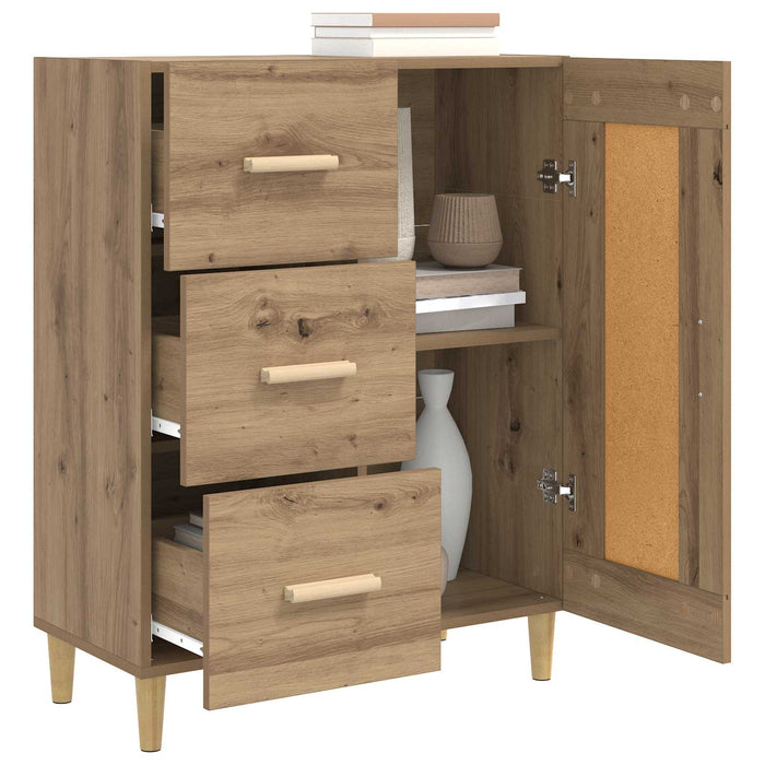 Bufet Stejar Artizanal 69,5 x 34 x 90 cm Lemn prelucrat WALTI