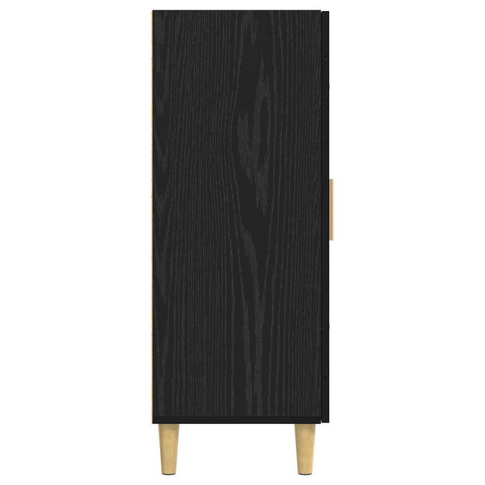 Bufet Stejar Negru 69,5 x 34 x 90 cm Lemn prelucrat WALTI