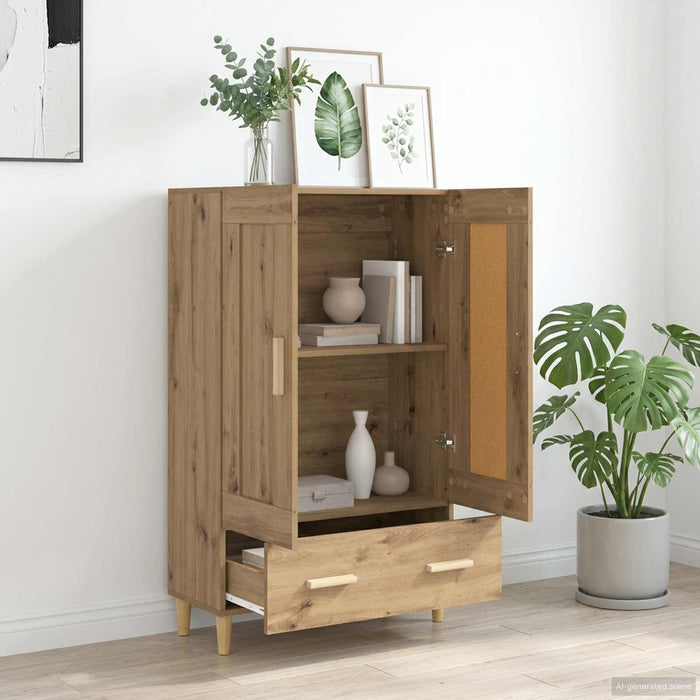 Bufet Stejar Artizanal 70 x 31 x 115 cm Lemn prelucrat WALTI