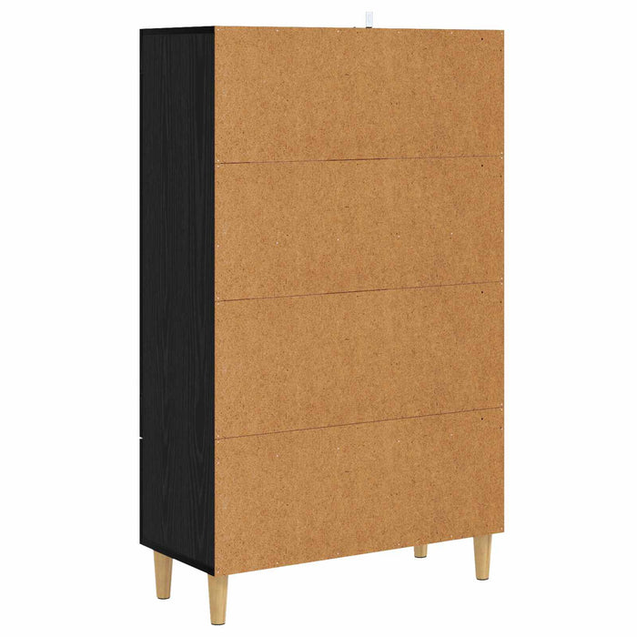 Bufet Stejar Negru 70 x 31 x 115 cm Lemn prelucrat WALTI