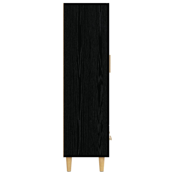 Bufet Stejar Negru 70 x 31 x 115 cm Lemn prelucrat WALTI
