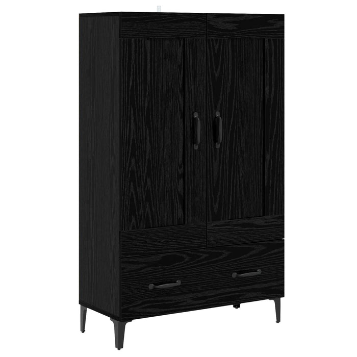 Bufet Stejar Negru 70 x 31 x 115 cm Lemn prelucrat WALTI