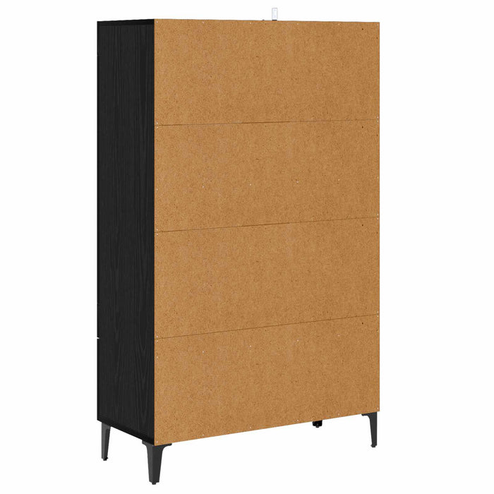 Bufet Stejar Negru 70 x 31 x 115 cm Lemn prelucrat WALTI