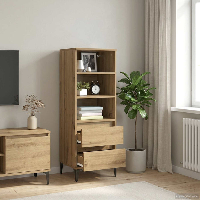 Bufet Stejar Artizanal 40 x 36 x 110 cm Lemn prelucrat WALTI