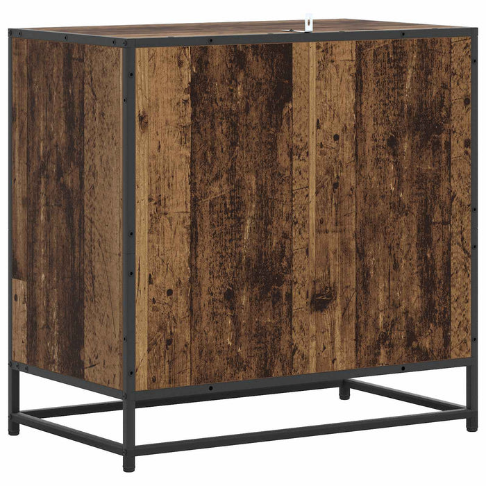 Dulap cu sertare 3-Drawer Lemn vechi 70 x 41 x 70 cm WALTI