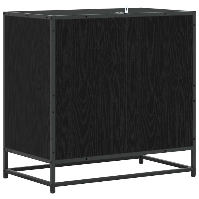 Dulap cu sertare 3-Drawer Stejar negru 70 x 41 x 70 cm WALTI