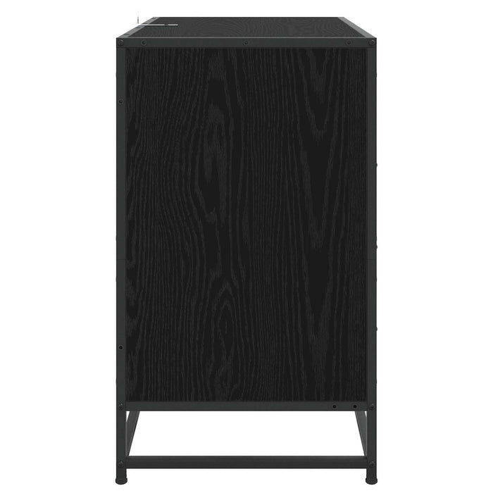 Dulap cu sertare 3-Drawer Stejar negru 70 x 41 x 70 cm WALTI