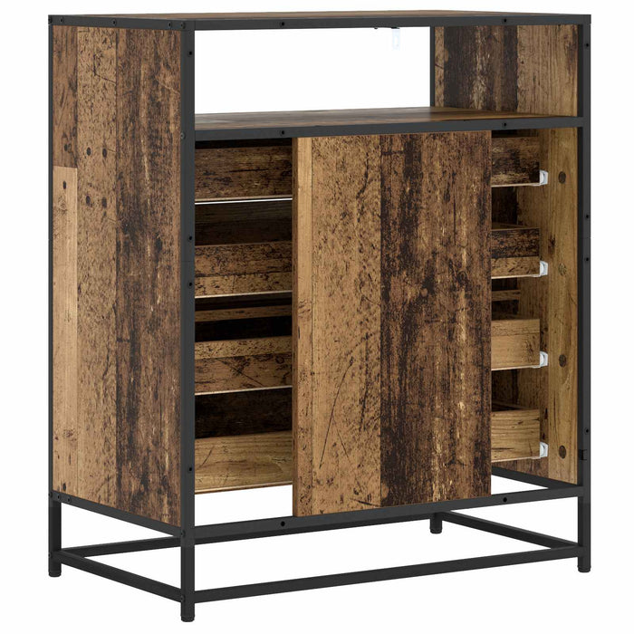 Dulap cu sertare 4-Drawer Lemn vechi 70 x 41 x 83,5 cm WALTI