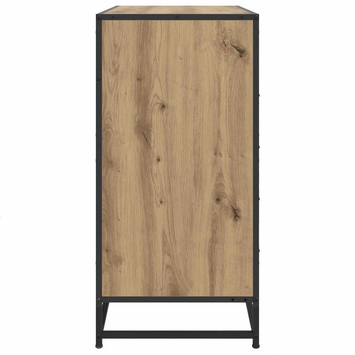 Dulap cu sertare 4-Drawer Stejar artizanal 70 x 41 x 83,5 cm WALTI