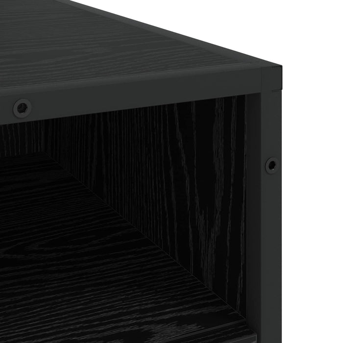 Dulap cu sertare 4-Drawer Stejar negru 70 x 41 x 83,5 cm WALTI