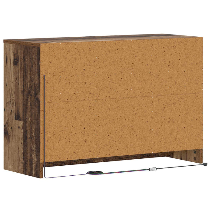 Cabinet TV 91 x 34 x 61 cm Lemn vechi Lemn prelucrat WALTI