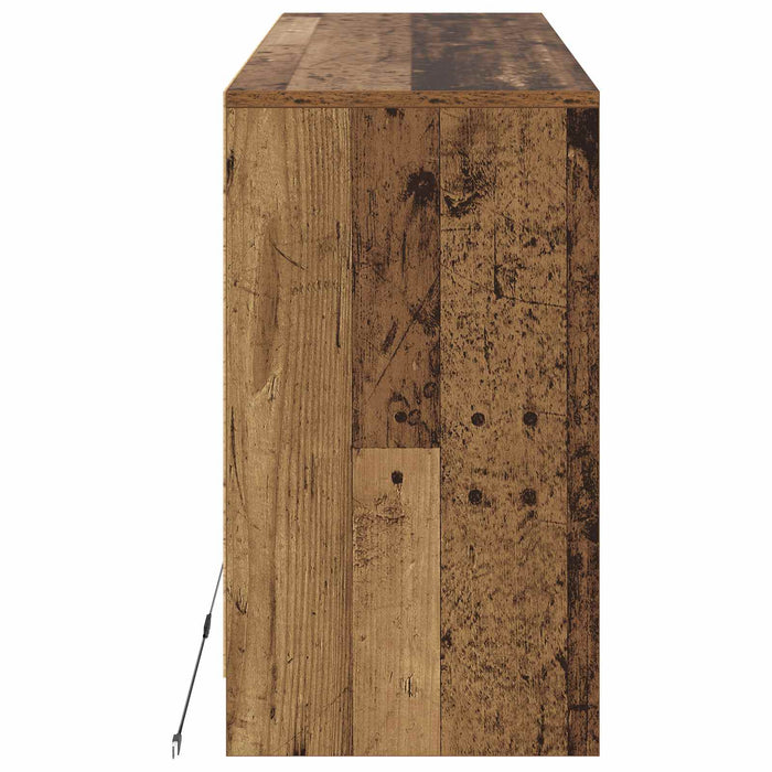 Cabinet TV 91 x 34 x 61 cm Lemn vechi Lemn prelucrat WALTI