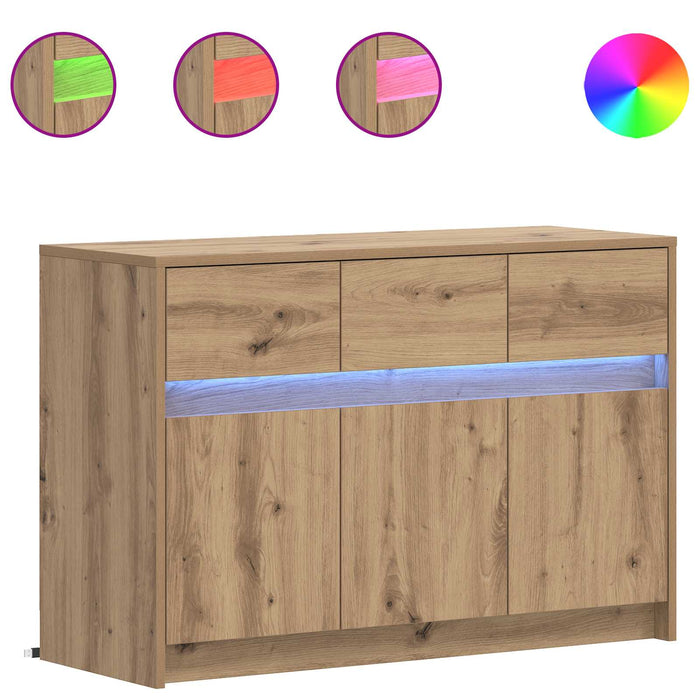 Cabinet TV 91 x 34 x 61 cm Stejar Artizanal Lemn prelucrat WALTI