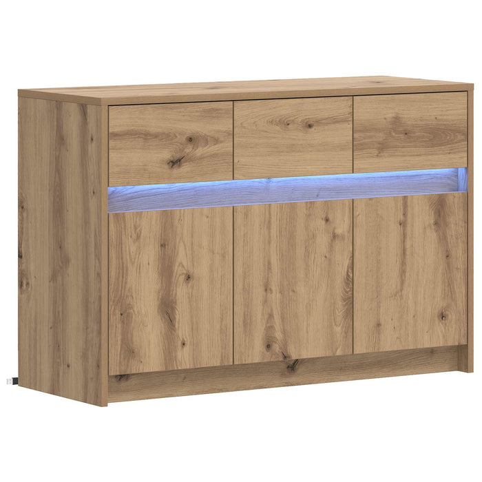 Cabinet TV 91 x 34 x 61 cm Stejar Artizanal Lemn prelucrat WALTI