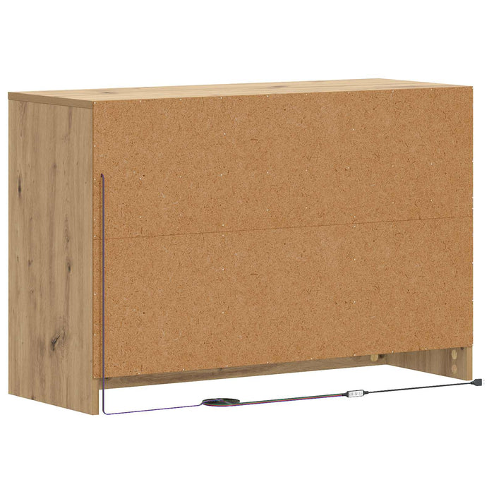 Cabinet TV 91 x 34 x 61 cm Stejar Artizanal Lemn prelucrat WALTI