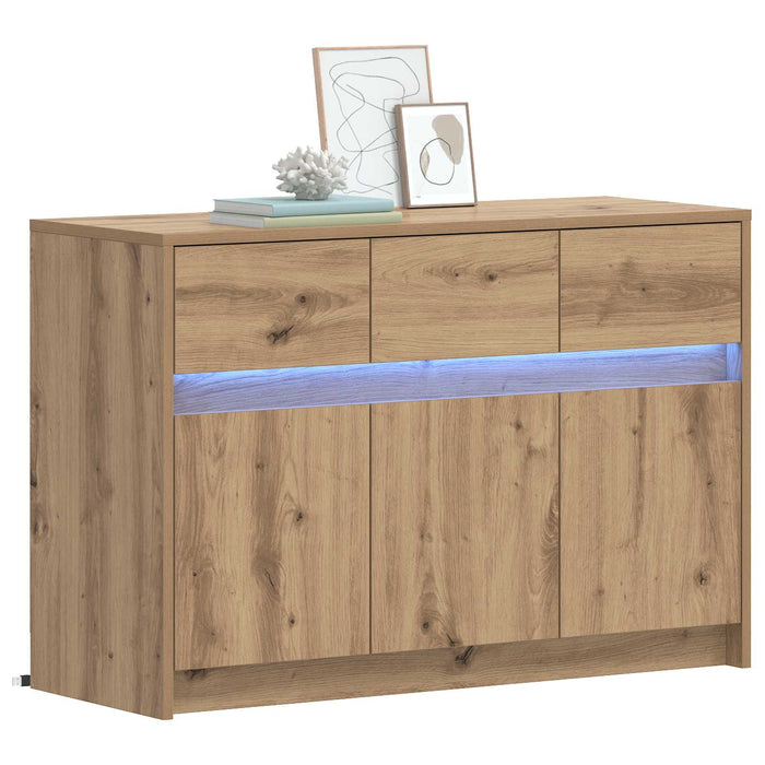 Cabinet TV 91 x 34 x 61 cm Stejar Artizanal Lemn prelucrat WALTI