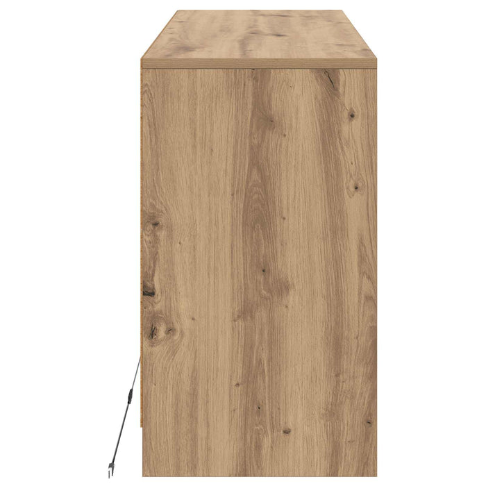 Cabinet TV 91 x 34 x 61 cm Stejar Artizanal Lemn prelucrat WALTI