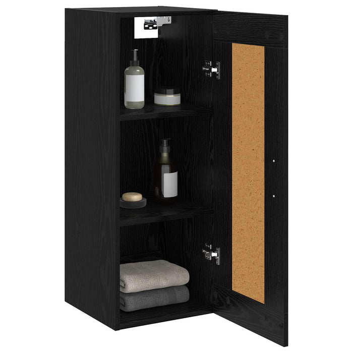 Dulap de perete Stejar Negru 34,5 x 34 x 90 cm Lemn prelucrat WALTI