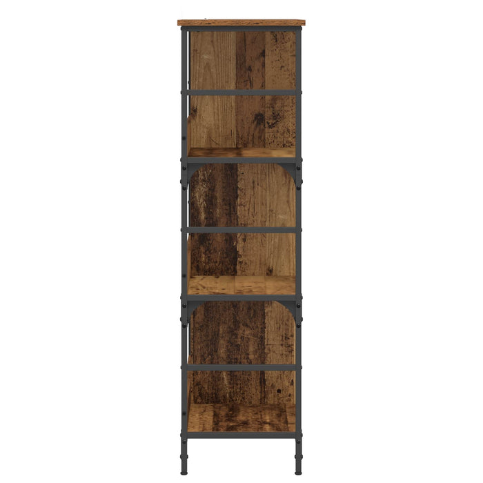 Raft pentru cărți Lemn vechi 78,5 x 33 x 117,5 cm metal PB - WALTI WALTI