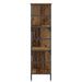 Raft pentru cărți Lemn vechi 78,5 x 33 x 117,5 cm metal PB - WALTI WALTI