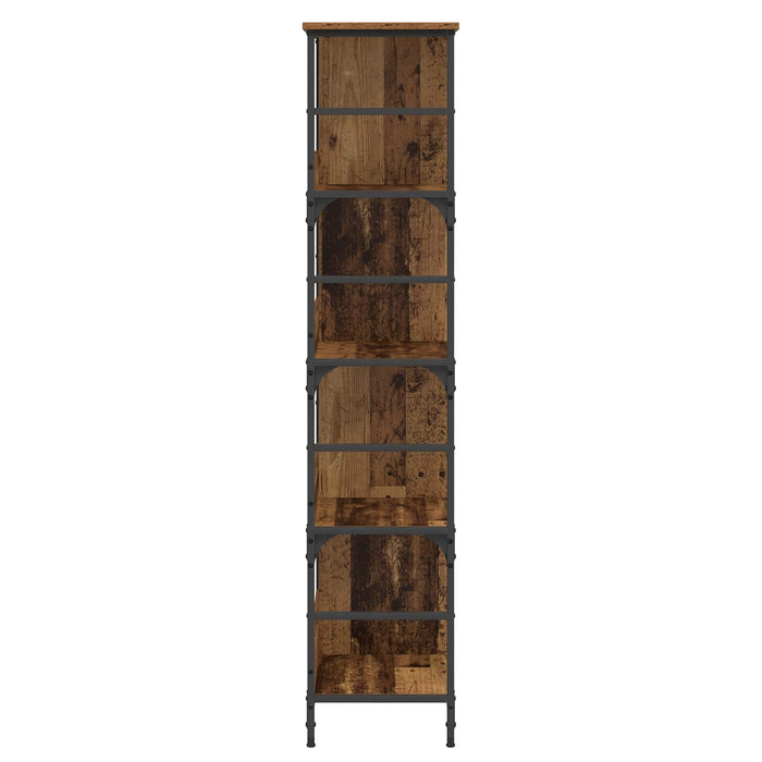 Raft pentru cărți Lemn vechi 78,5 x 33 x 153 cm metal PB - WALTI WALTI