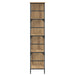 Raft pentru cărți Stejar artizanal 78,5 x 33 x 153 cm metal PB - WALTI WALTI
