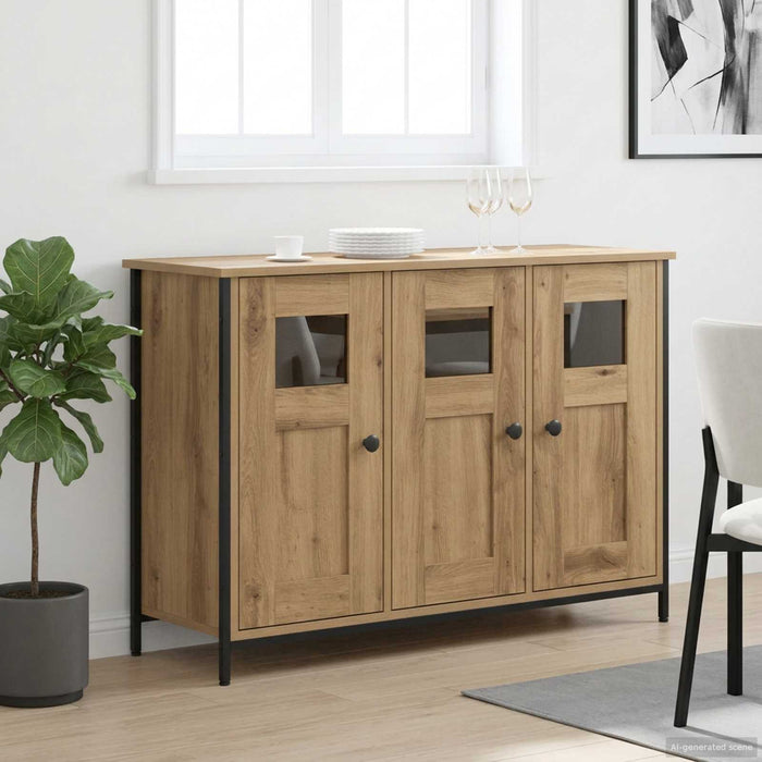 Bufet Stejar Artizanal 100 x 35 x 70 cm Lemn prelucrat WALTI