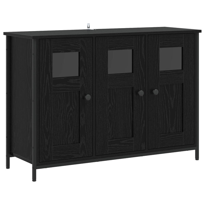 Bufet Stejar Negru 100 x 35 x 70 cm Lemn prelucrat WALTI