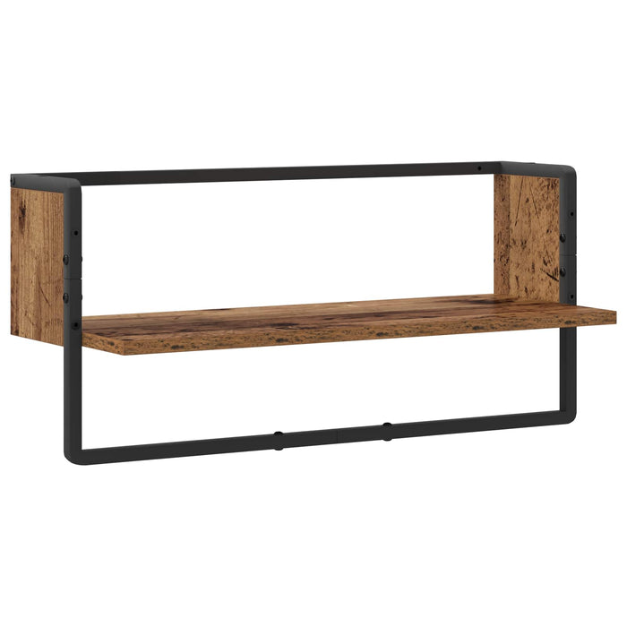 Raft de perete Montare pe perete Lemn vechi 65 x 25 x 30 cm WALTI