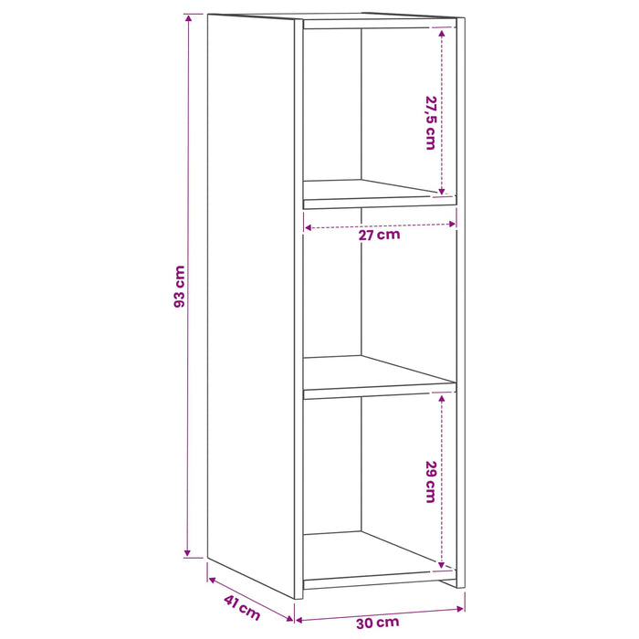 Bufet Lemn vechi 30 x 41 x 93 cm Lemn prelucrat WALTI